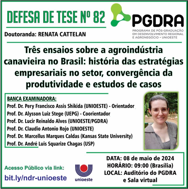 Banner Defes de Tese de Renata Cattelan