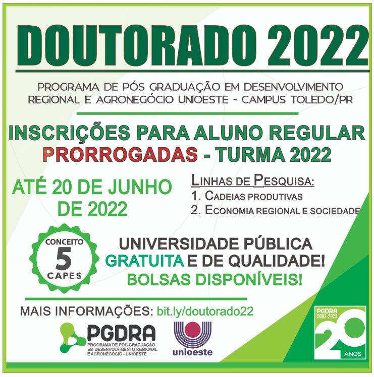 Banner prorrogacao Doutorado