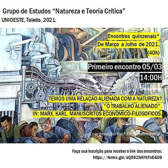 Grupo de Estudos Natureza e Teoria Critica UNIOESTE Toledo