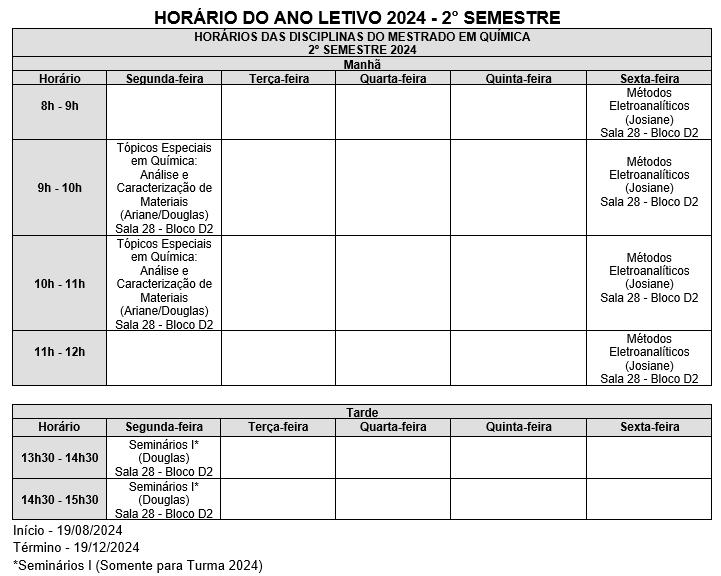 horario